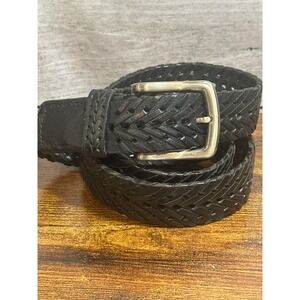Genuine Leather Braided Woven‎ Belt Men's Size 3X